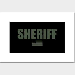 Sheriff Uniform Od Green Posters and Art